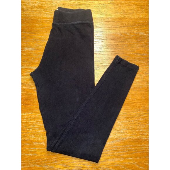 Black Leggings For Women Size Small Cotton & Spandex Blend - Picture 2 of 3